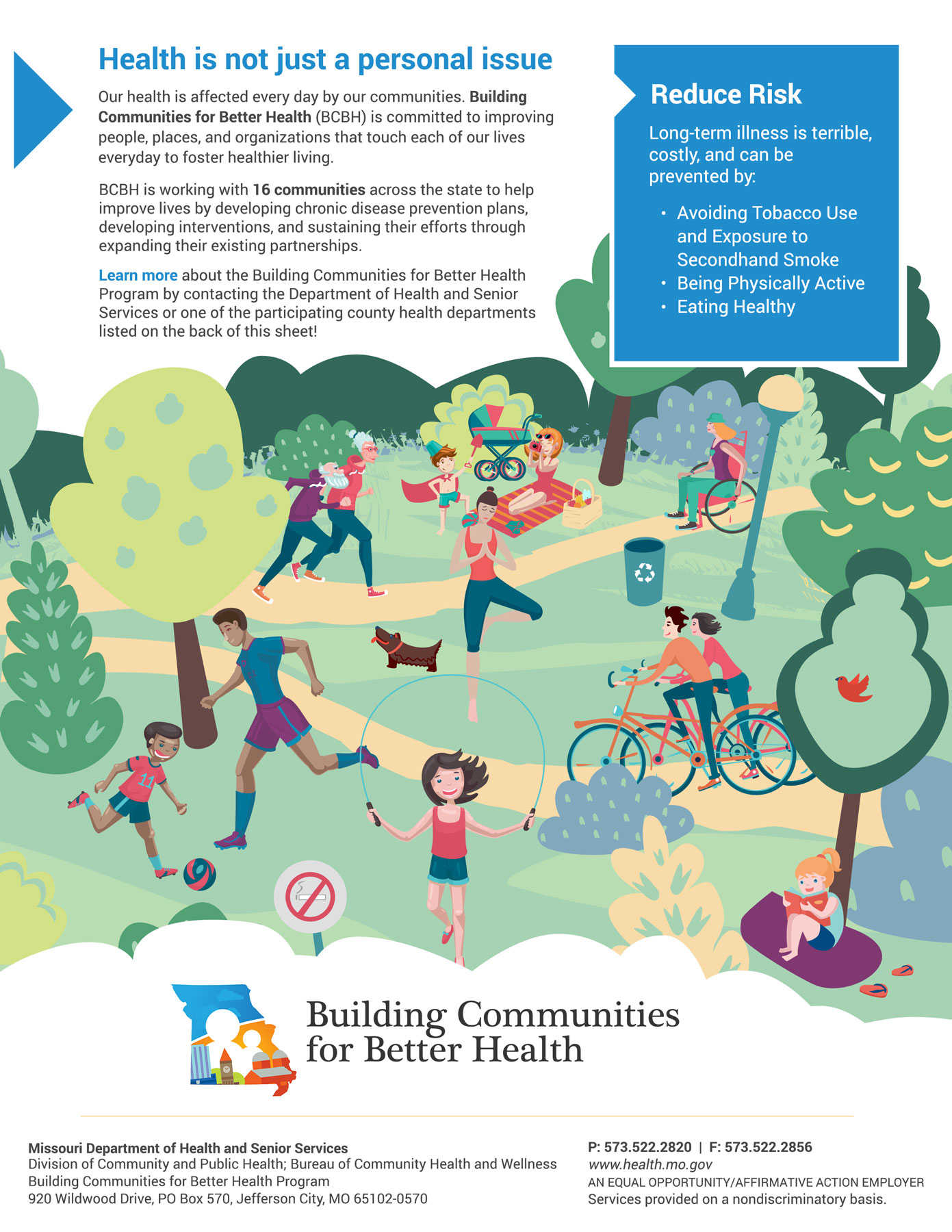 Building Communities for Better Health - 2 Sided Fact Sheet Development (3)